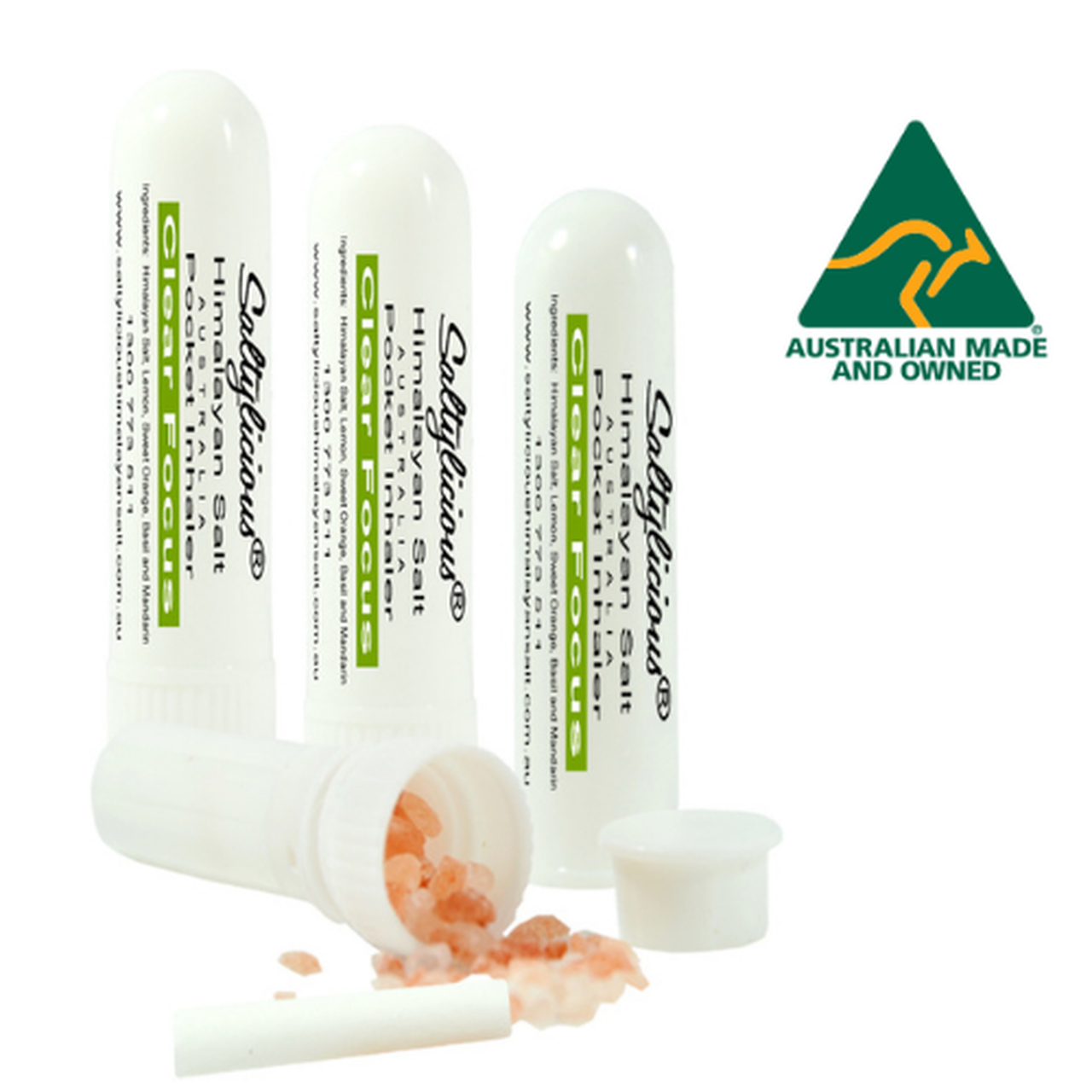 Himalayan Salt Pocket Inhaler Clear Focus