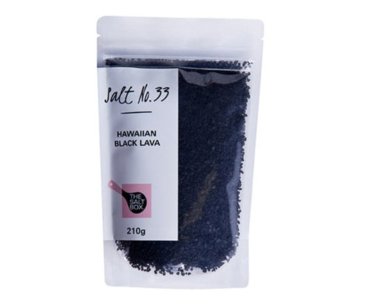 Hawaiian Black Lava Salt (Small Grain) 210g Pouch