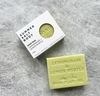 Lemongrass & Lemon Myrtle Soap Bar - 100g