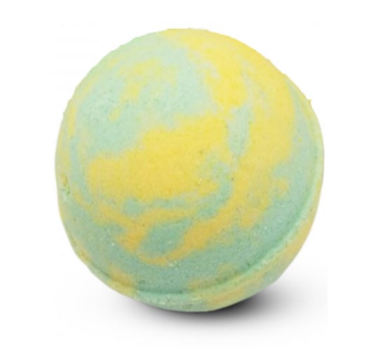 Lemongrass and lime bath bomb