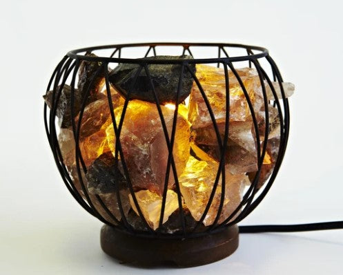 Smokey Quartz Crystal Cage